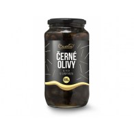 Černé olivy bez pecky 935 g Bassta