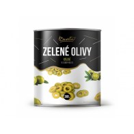 Zelené olivy krájené 3000 g Bassta