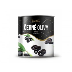 Černé olivy krájené 3000 g Bassta