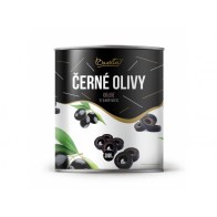 Černé olivy krájené 3000 g Bassta