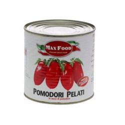 Rajčata loupaná celá 2550g PLECH - LITALY