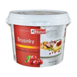 Brusinky lesní 2kg kyblík - Valenzi