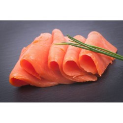 Losos uzený (studeným kouřem) filet plátkovaný 1000g mražený