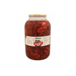 Švestky půlené bez přidaného cukru SKLO 3500g Ekon