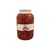 Švestky půlené bez přidaného cukru SKLO 3500g Ekon