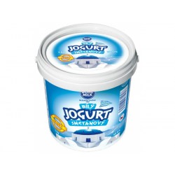 Bílý jogurt smetanový 10% 1000g Bohemilk