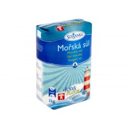 Mořská sůl jemná s jodem a fluorem 1000g